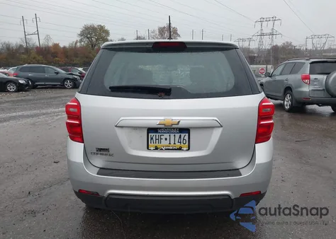 2017 Chevrolet Equinox Ls from USA, damaged, VIN 2GNALBEK6H1555155